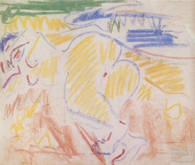 Liegender Akt von Ernst Ludwig Kirchner